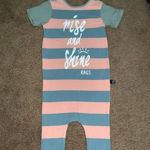 Rags to raches rise and shine stripped rag 2t